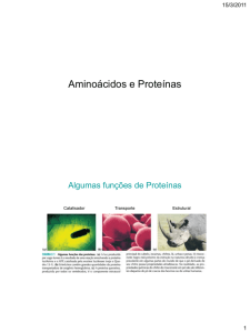 Aminoácidos e Proteínas - IQ-USP