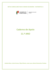 Caderno de Apoio Metas Curriculares