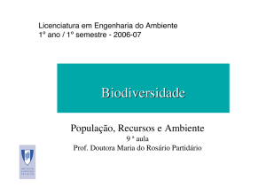 9ª aula-Biodiversidade