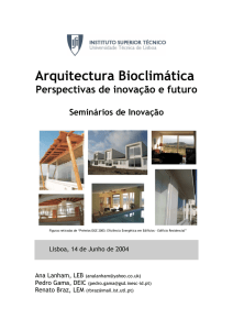 Arquitectura Bioclimática - INESC-ID