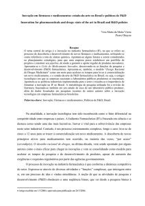 Inovação em fármacos e medicamentos: estado-da