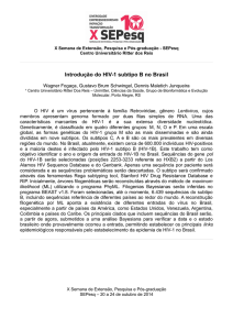Introdução do HIV-1 subtipo B no Brasil