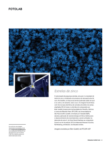 Estrelas de zinco - Revista Pesquisa Fapesp
