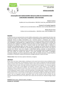 avaliação dos marcadores moleculares de pacientes com