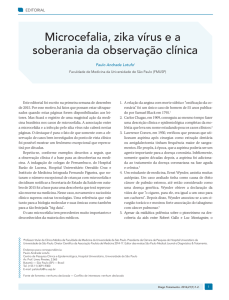 Microcefalia, zika vírus e a soberania da observação clínica