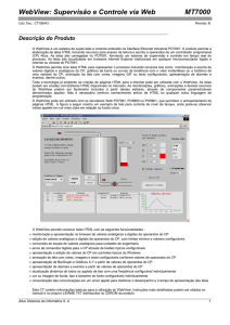 WebView: Supervisão e Controle via Web MT7000