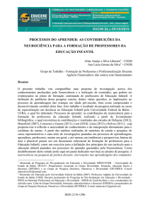 processos do aprender: as contribui&ccedil;&otilde;es da neuroci&ecirc;ncia para a