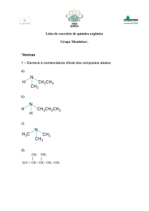 Lista de Quimica Organica – Amidas SC gabarito – Mendeleev