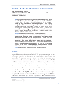 biologia e matemática: um encontro de possibilidades?