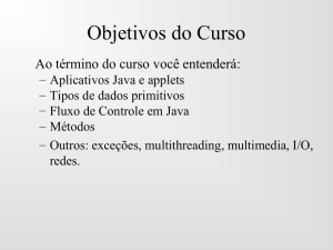 Objetivos do Curso