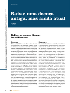 Raiva: uma doença antiga, mas ainda atual