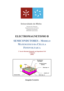 Semicondutores_Modelo matemático da célula fotovoltaica