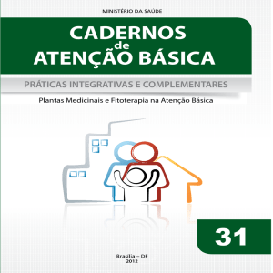 Práticas integrativas e complementares: plantas medicinais