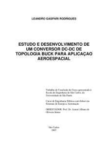 estudo e desenvolvimento de um conversor dc