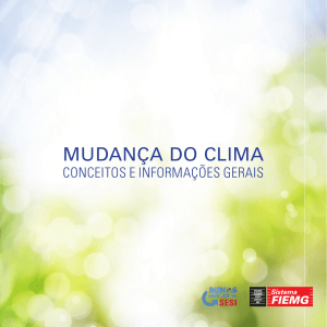 mudança do clima