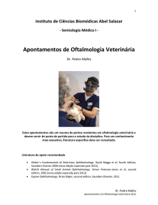 Apontamentos de Oftalmologia Veterinária
