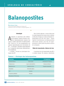 Balanopostites - Revista Urologia Essencial