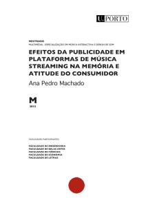 EFEITOS DA PUBLICIDADE EM PLATAFORMAS DE MÚSICA