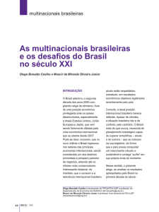 As multinacionais brasileiras e os desafios do Brasil no