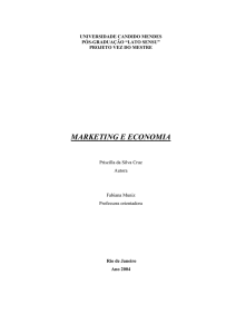 marketing e economia - AVM Faculdade Integrada