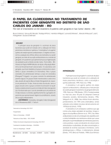 o papel da clorexidina no tratamento de pacientes com gengivite no