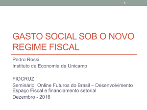 Economia brasileira: mitos, expectativas e dilemas