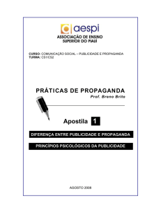 Apostila01 - Publicidade x Propaganda