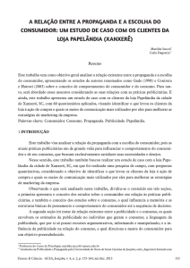 a relação entre a propaganda e a escolha do consumidor