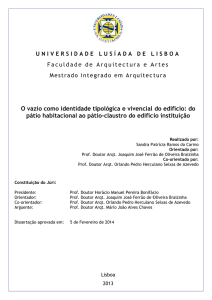 O vazi pátio o como o habita o identi acional idade ti l ao pát