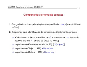 MAC328 Algoritmos em Grafos - IME-USP
