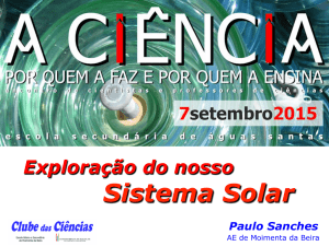 Exploração do nosso sistema solar