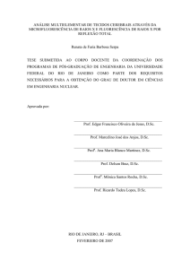 AN&Aacute;LISE MULTIELEMENTAR DE TECIDOS CEREBRAIS