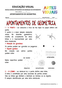 apontamentos de geometria