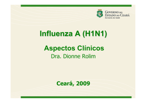 Influenza A (H1N1) - Secretaria da Saúde do Estado do Ceará