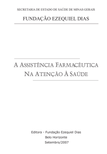 A ASSISTÊNCIA FARMACÊUTICA NA ATENÇÃO À SAÚDE