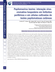 Papilomavírus bovino: interação vírus
