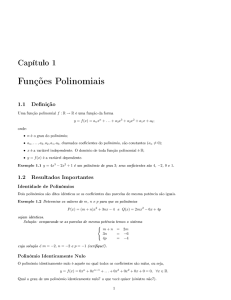 Funções Polinomiais