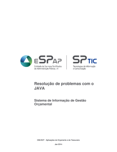 Resolução de problemas com o JAVA