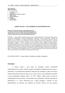 doença celíaca - Universidade Estadual de Ponta Grossa