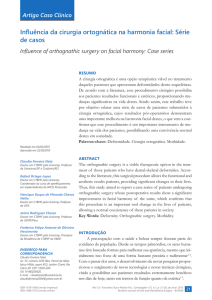 Influência da cirurgia ortognática na harmonia facial: Série de casos