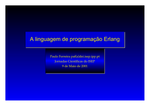 A linguagem de programação Erlang - Dei-Isep