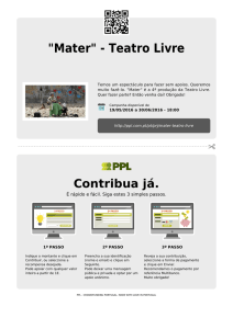 "Mater" - Teatro Livre - PPL | Crowdfunding Portugal