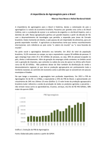 A importância do Agronegócio para o Brasil