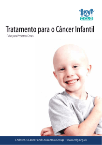 Tratamento para o Câncer Infantil