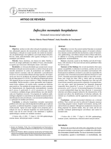 Infecções neonatais hospitalares