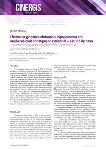 Efeitos da ginástica abdominal hipopressiva em mulheres com