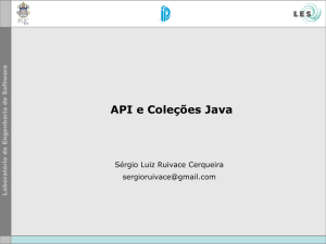 API Orientada a Objetos de Java - Wiki LES PUC-Rio