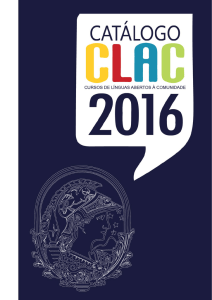 Catalogo CLAC 2016