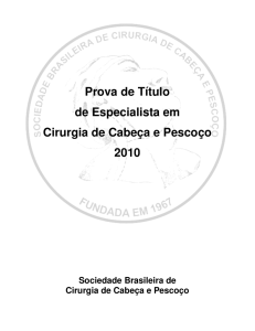 Prova de Título de Especialista 2010