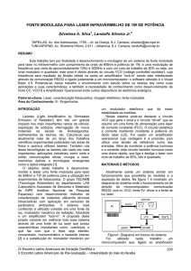 FONTE MODULADA PARA LASER INFRAVERMELHO DE 1W DE